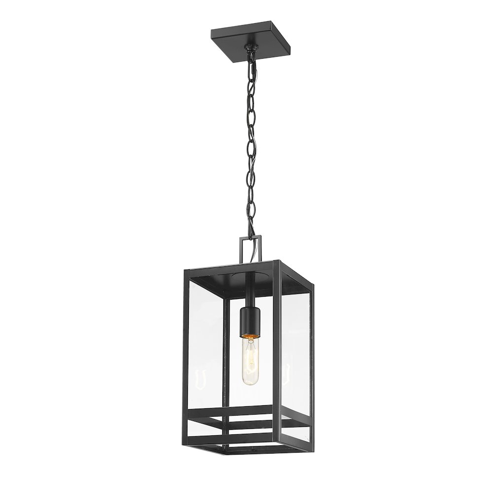 Z-Lite 1 Light Outdoor Chain Mount Ceiling Fixture. Picture 3