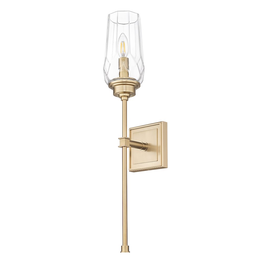 Z-Lite 1 Light Wall Sconce, Modern Gold. Picture 7