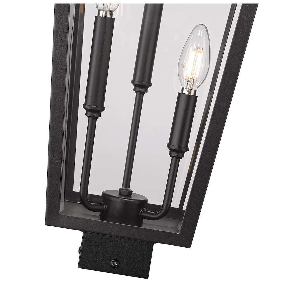 Z-Lite 3 Light Outdoor Post Mount Fixture. Picture 4