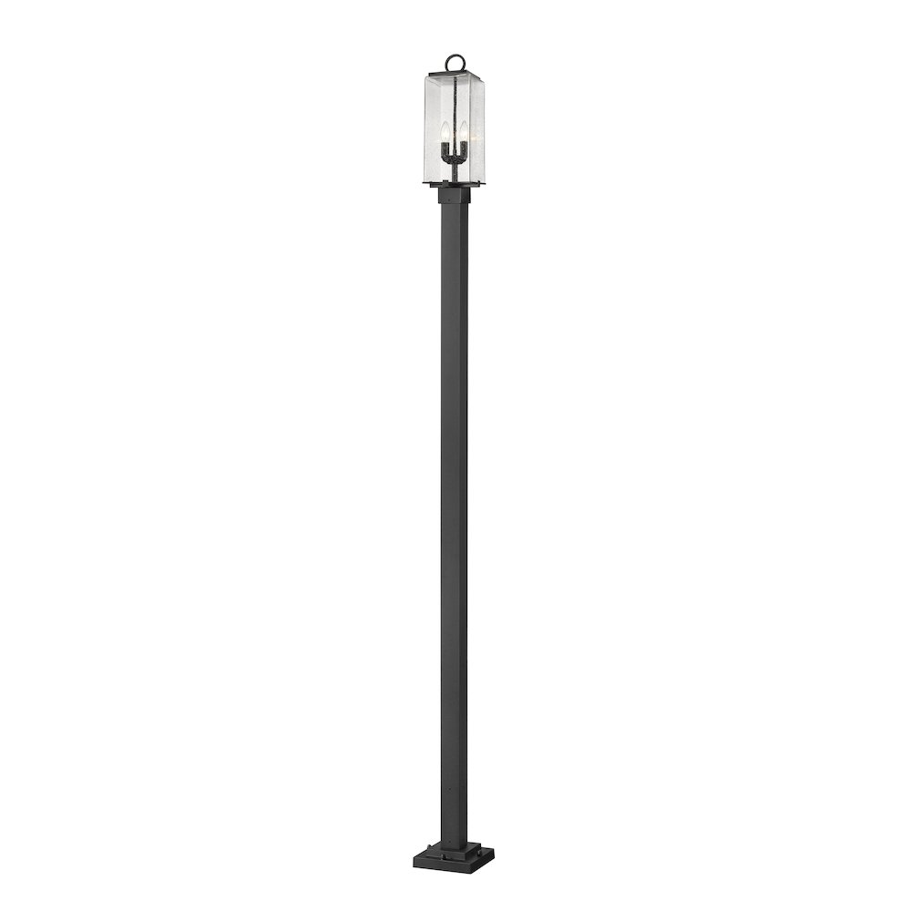 Z-Lite 2 Light Outdoor Post Mounted Fixture. Picture 1