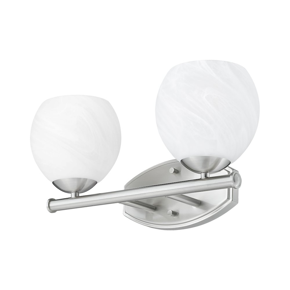 Z-Lite 2 Light Vanity, Brushed Nickel. Picture 7
