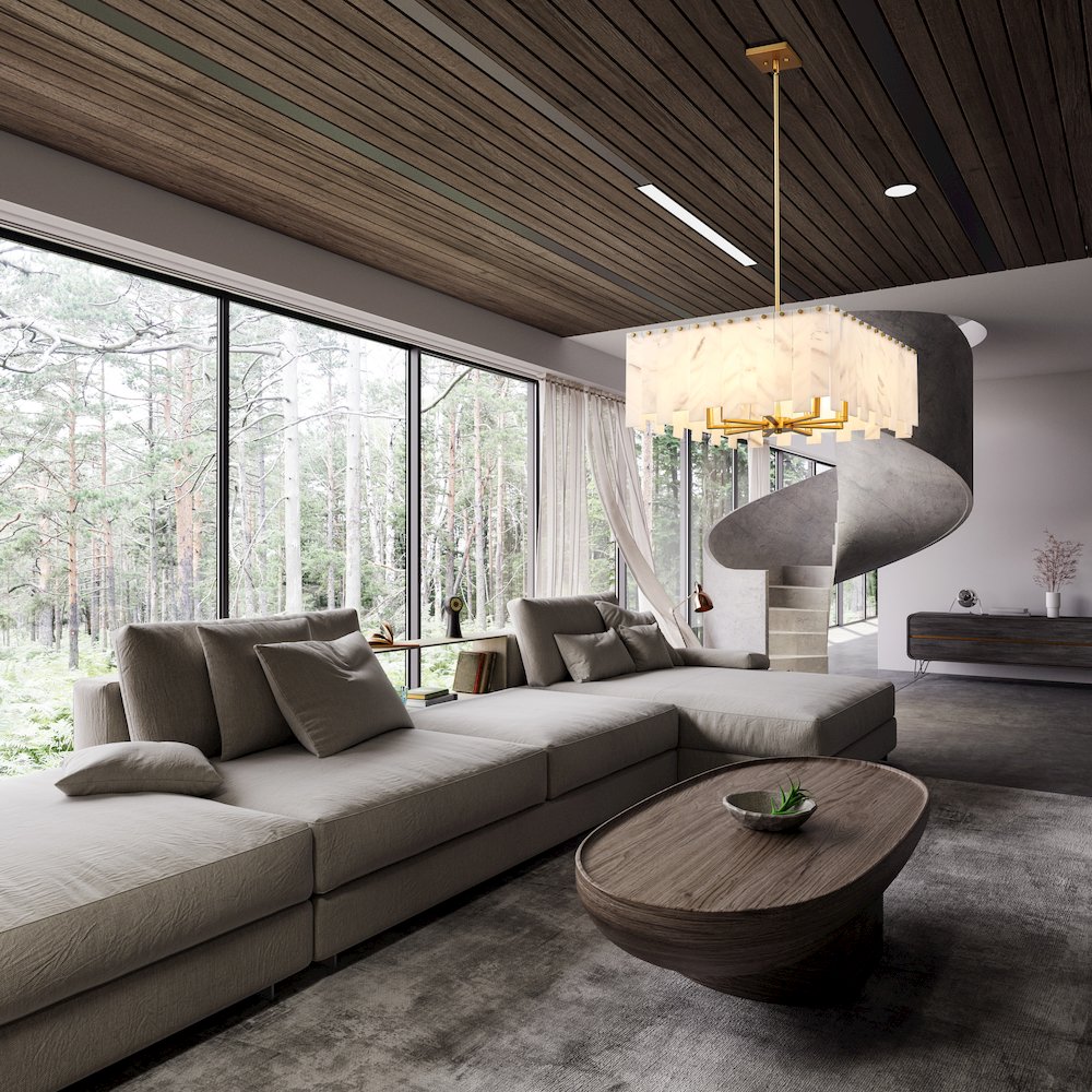 Z-Lite 8 Light Chandelier. Picture 6