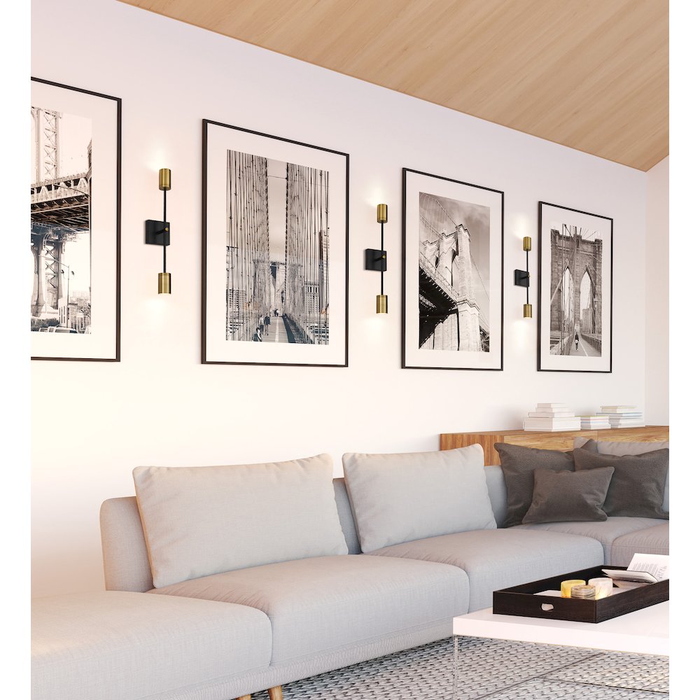 Z-Lite 2 Light Wall Sconce. Picture 7
