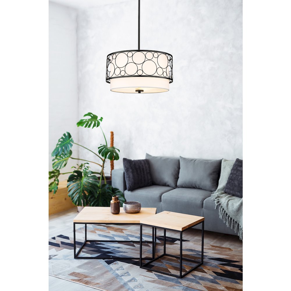 Z-Lite 3 Light Pendant. Picture 7