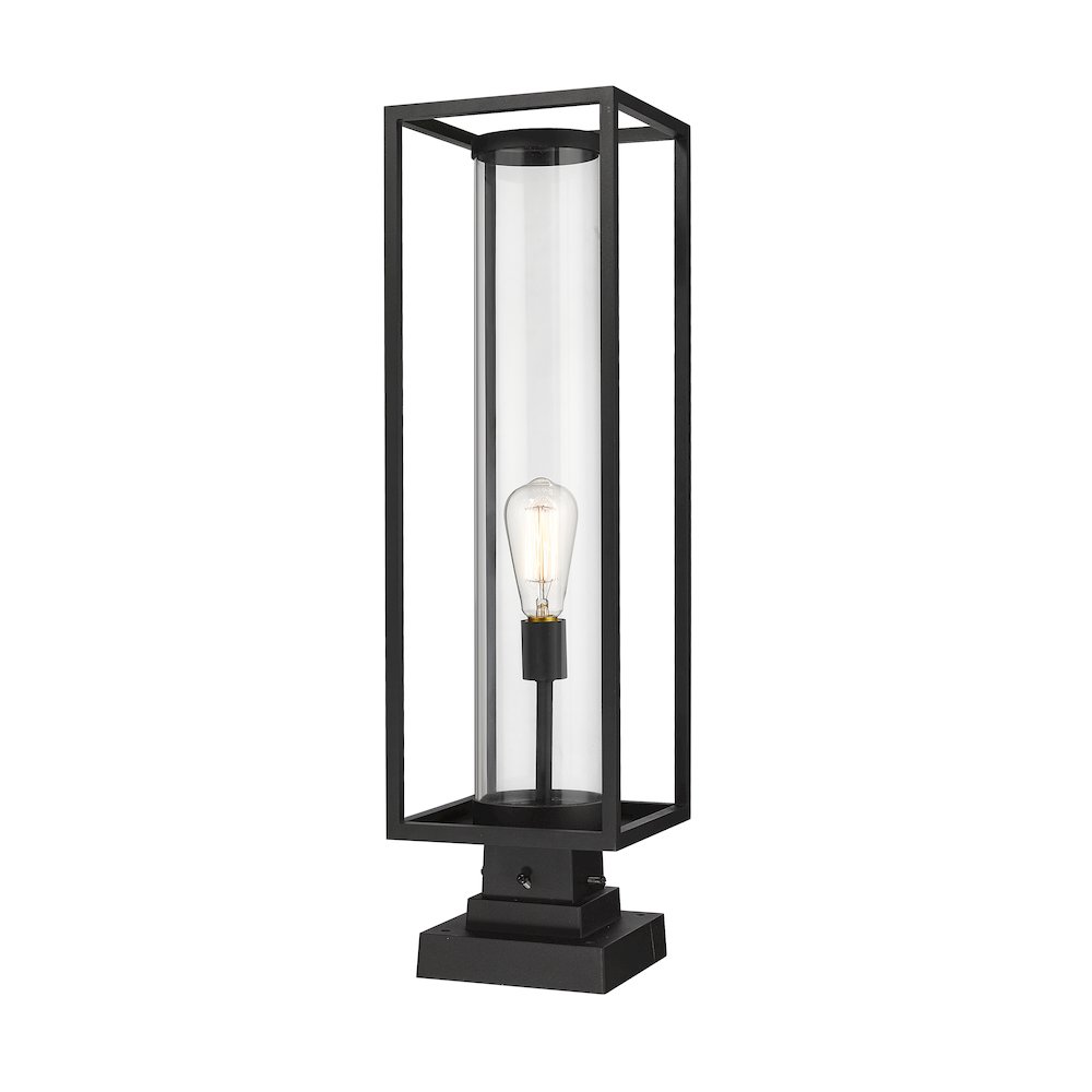 Z-Lite 1 Light Outdoor Pier Mounted Fixture. Picture 1