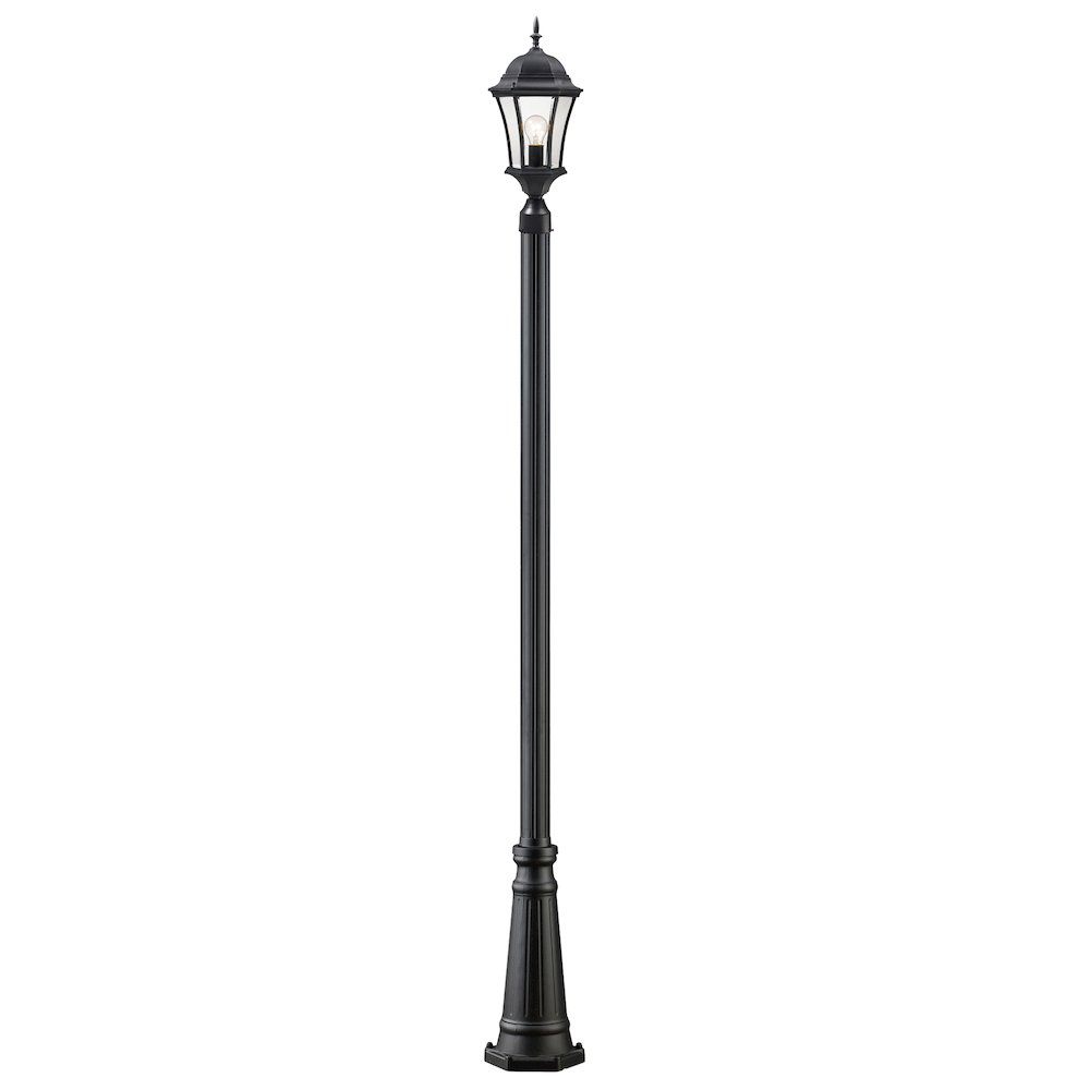Z-Lite 1 Light Outdoor Post Mounted Fixture. Picture 1