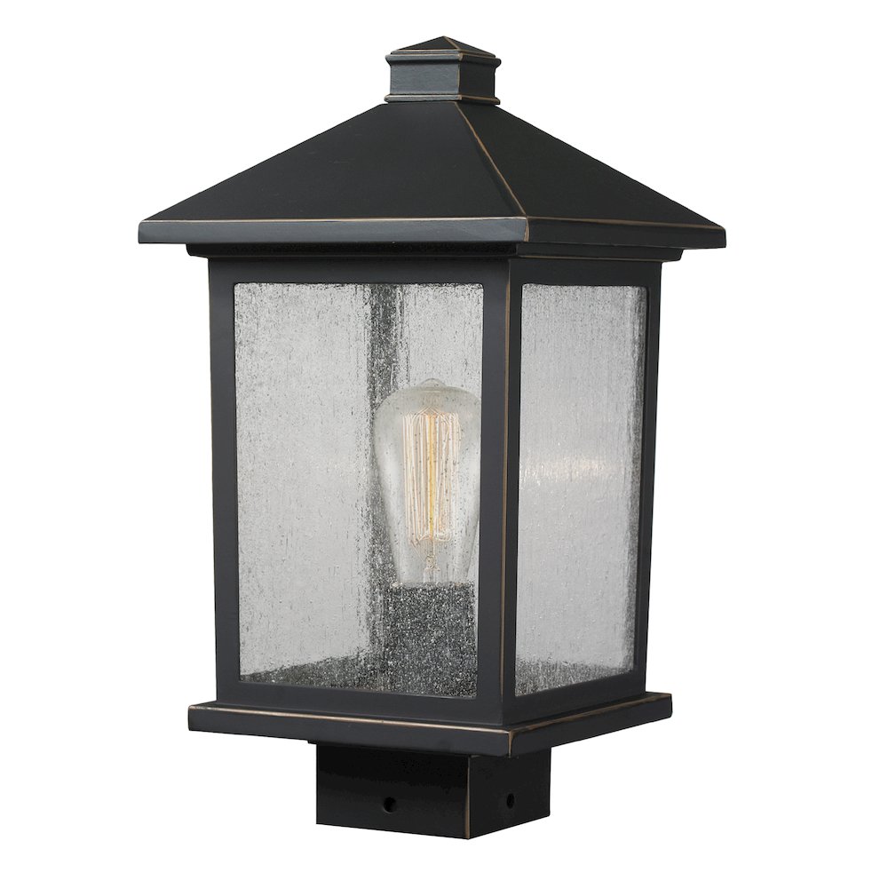 Z-Lite 1 Light Outdoor Post Mount Fixture. Picture 1