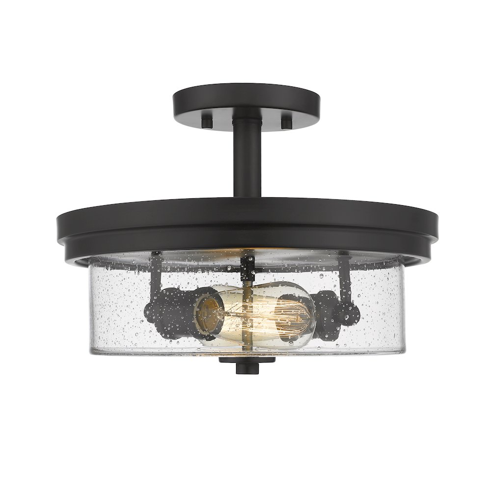 Z-Lite 2 Light Semi Flush Mount. Picture 3