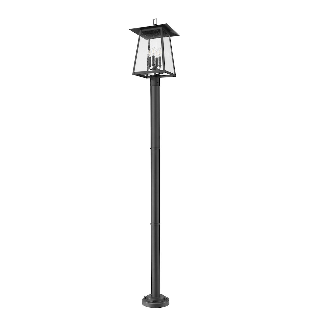 Z-Lite 4 Light Outdoor Post Mounted Fixture. Picture 5