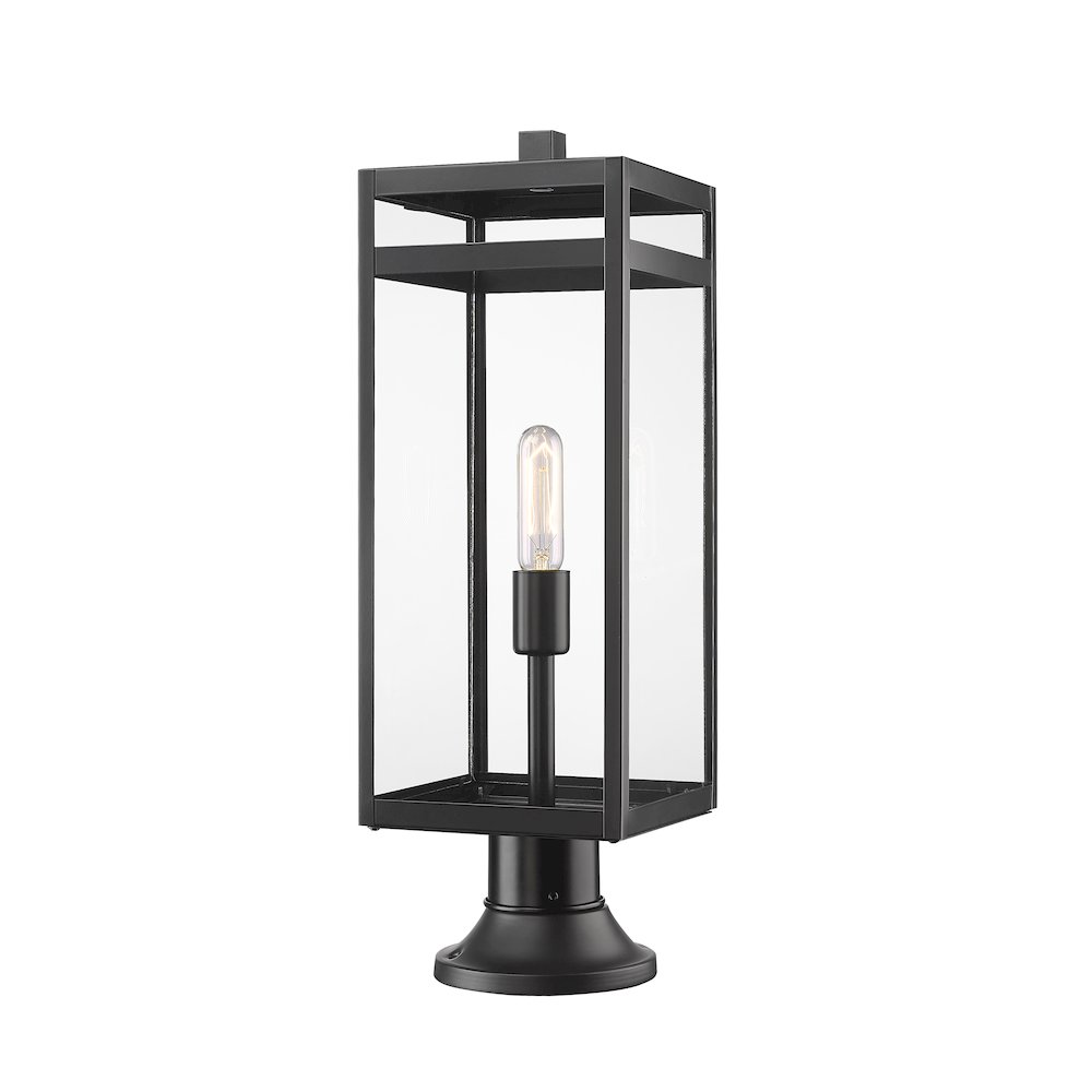 Z-Lite 1 Light Outdoor Pier Mounted Fixture. Picture 1