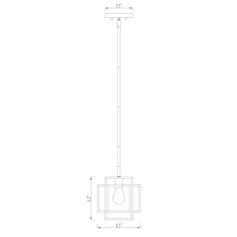 Z-Lite 1 Light Pendant. Picture 5