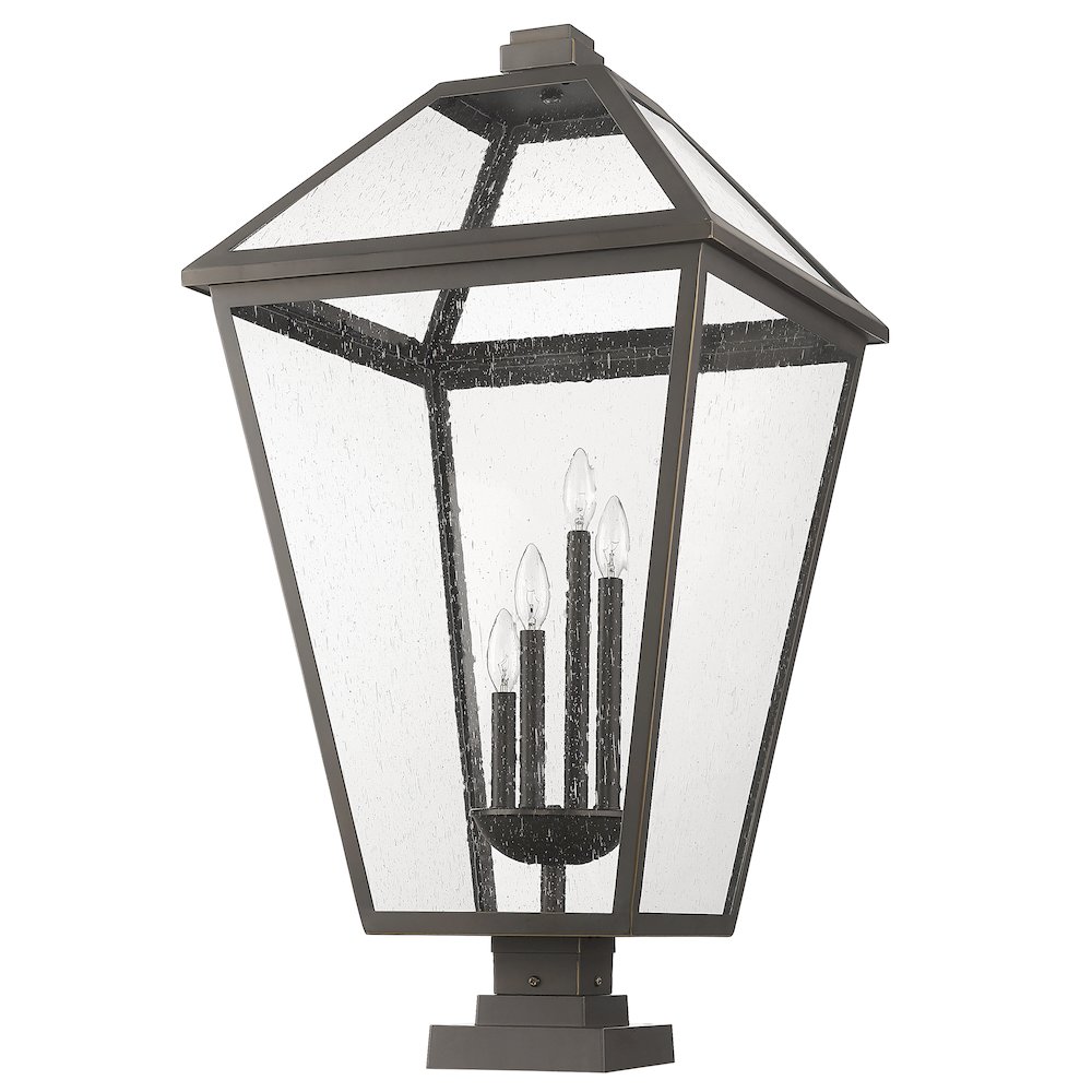 Z-Lite 4 Light Outdoor Pier Mounted Fixture. Picture 5