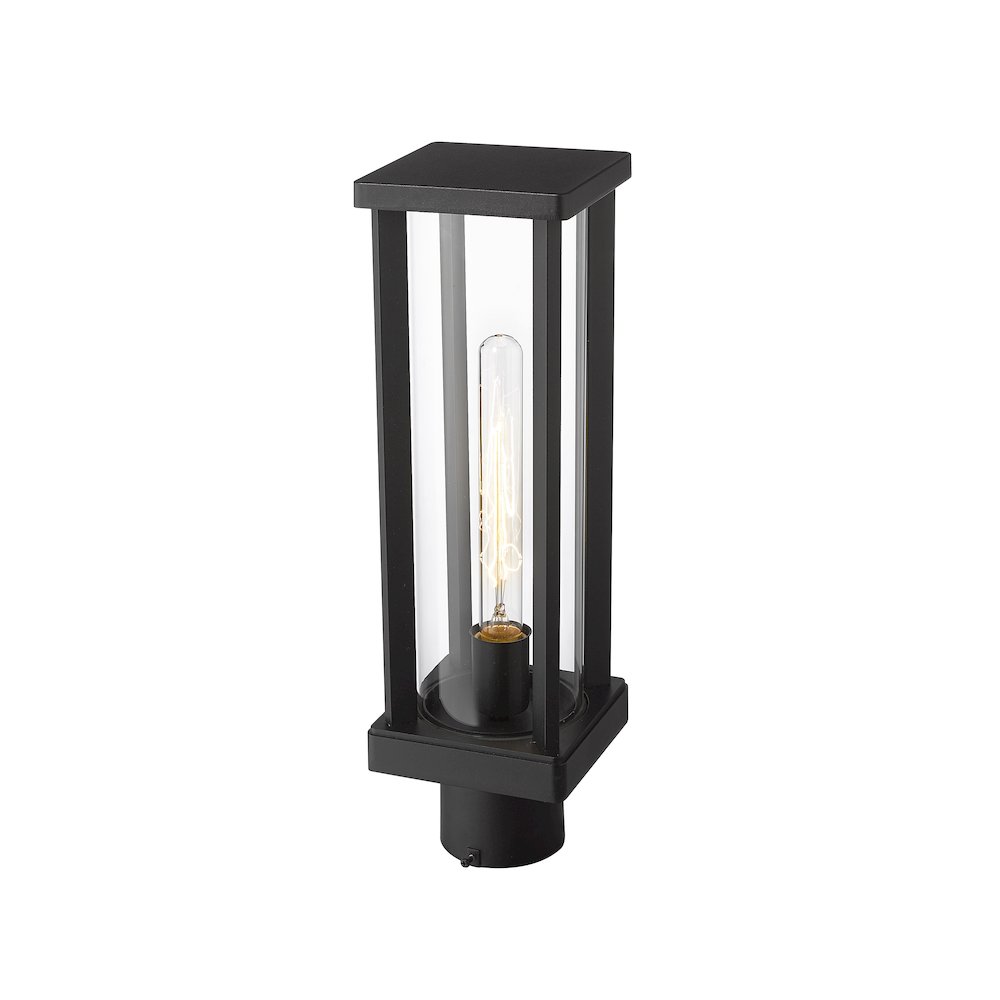 Z-Lite 1 Light Outdoor Post Mount Fixture. Picture 3