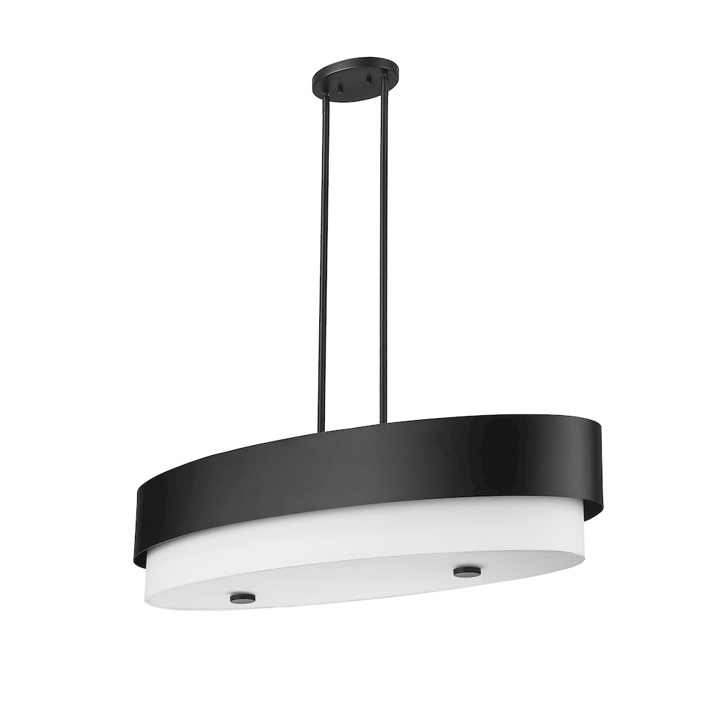 Z-Lite 5 Light Linear Chandelier. Picture 5