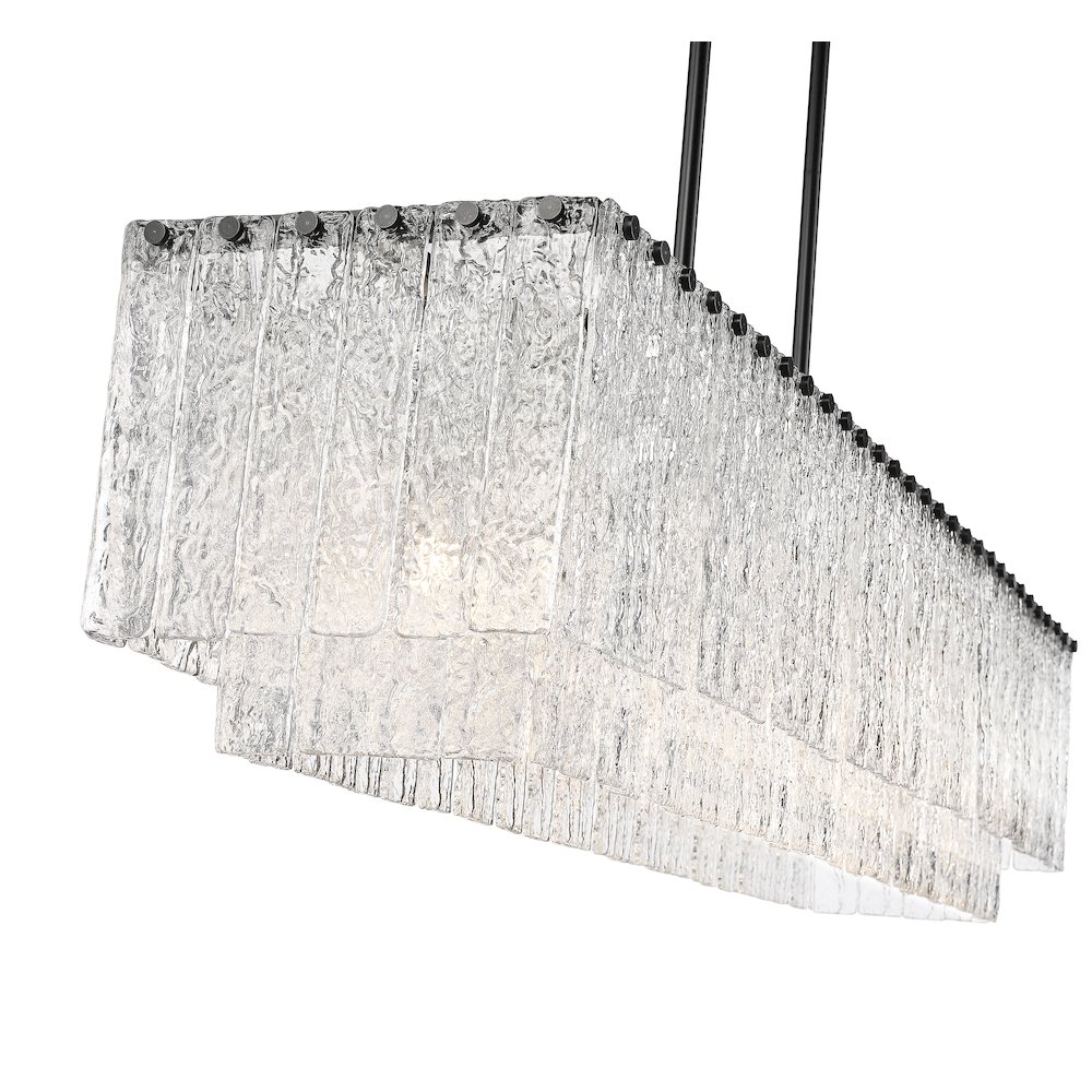 Z-Lite 7 Light Linear Chandelier. Picture 4