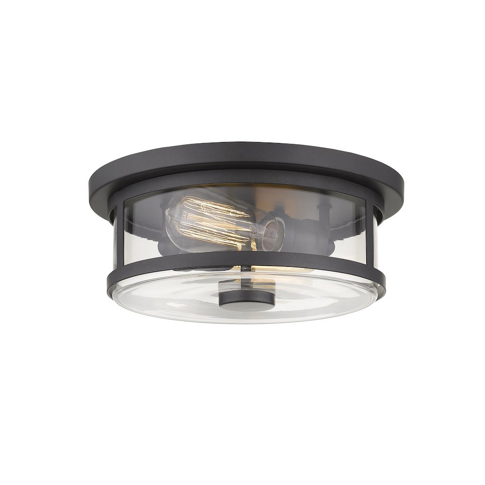 Z-Lite 2 Light Flush Mount. Picture 3