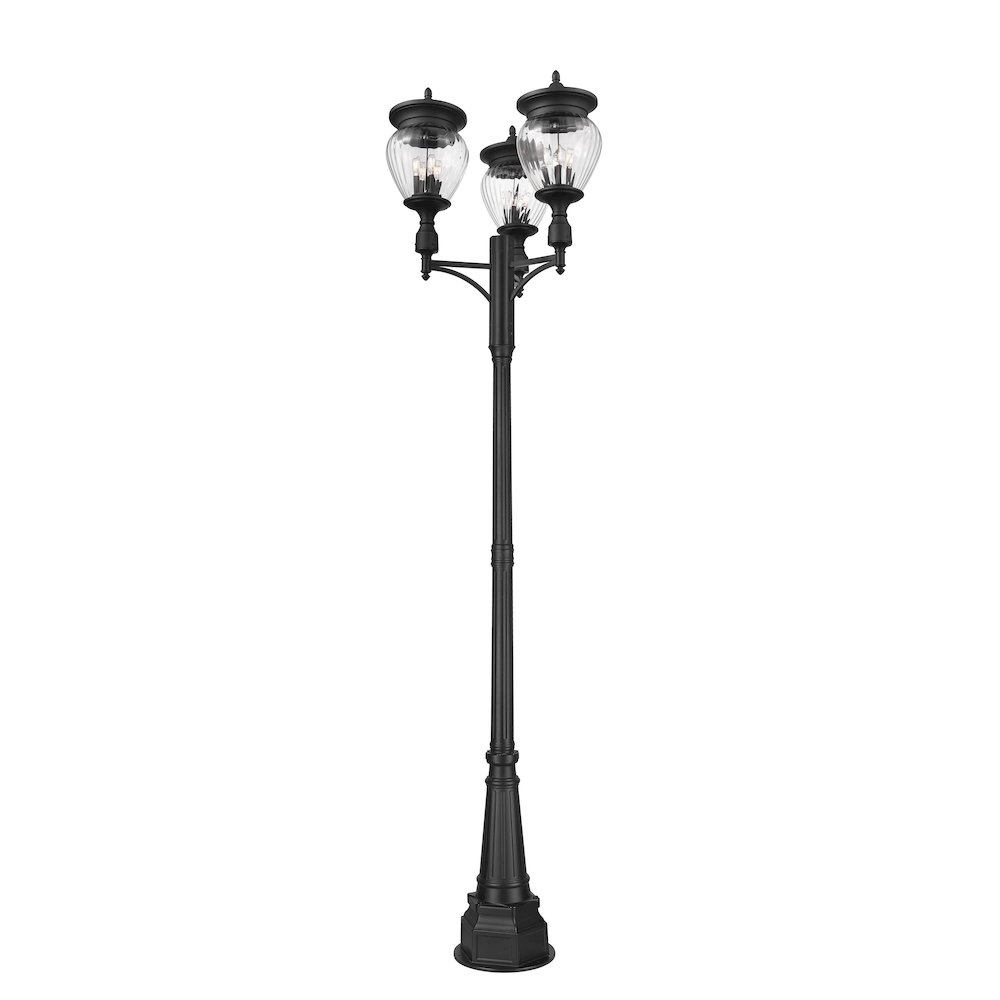 Z-Lite 4 Light Outdoor Post Mounted Fixture. Picture 2