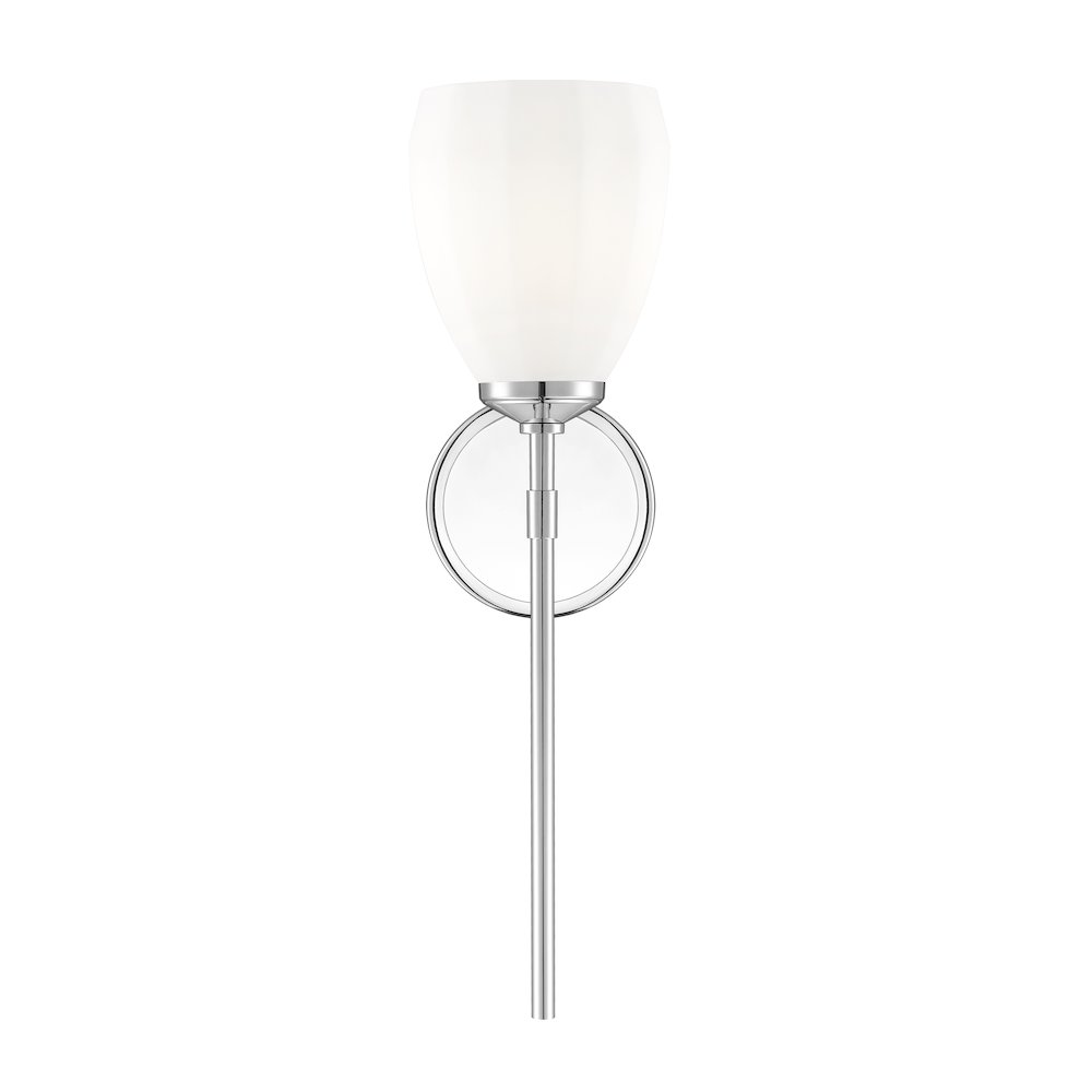 Z-Lite Oren 1 Light Wall Sconce in Chrome  color, Steel frame. Picture 2