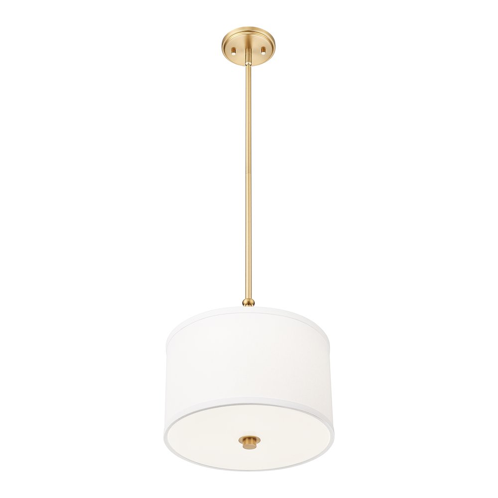 Z-Lite 1 Light Pendant, Modern Gold. Picture 3