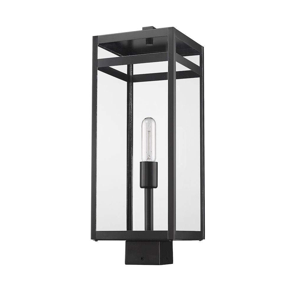 Z-Lite 1 Light Outdoor Post Mount Fixture. Picture 5