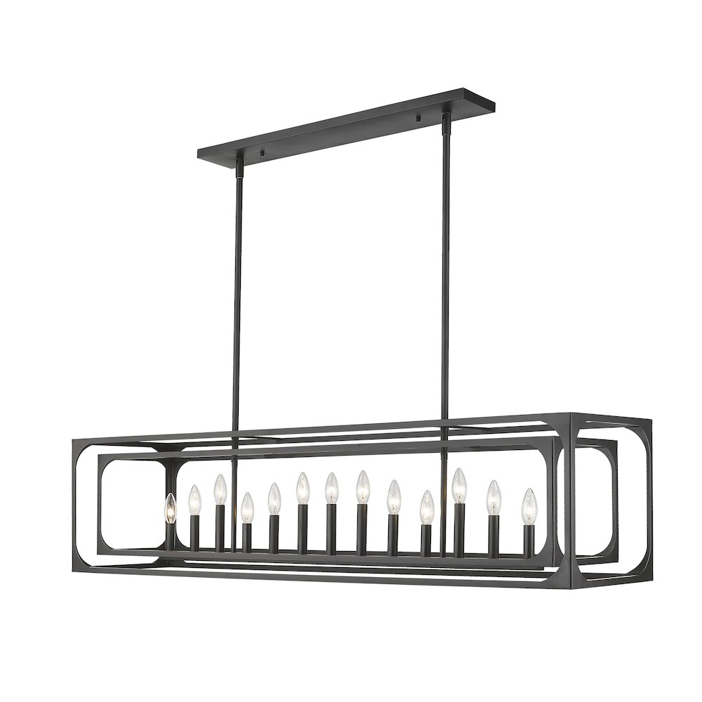 Z-Lite 13 Light Linear Chandelier. Picture 1