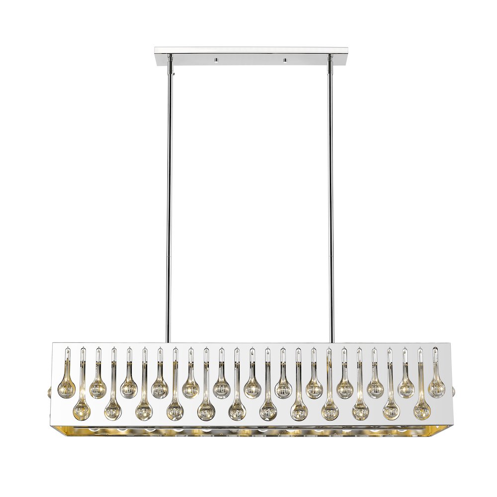 Z-Lite 7 Light Linear Chandelier. Picture 2