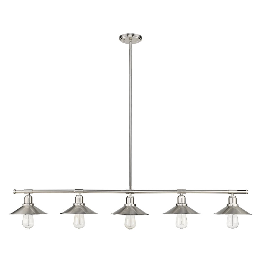 Z-Lite 5 Light Linear Chandelier. Picture 4