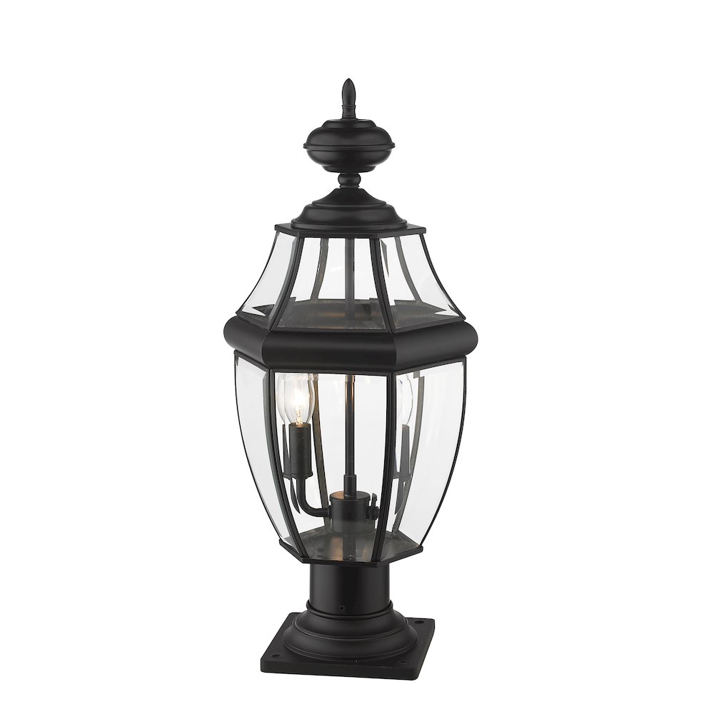 Z-Lite 2 Light Outdoor Pier Mounted Fixture. Picture 3