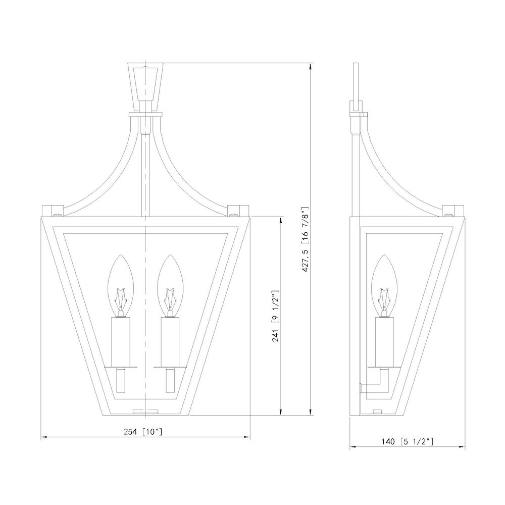 Z-Lite 2 Light Wall Sconce, Iron Ore. Picture 8