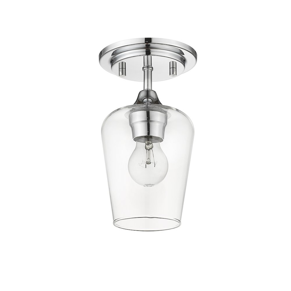 Z-Lite 1 Light Flush Mount. Picture 5