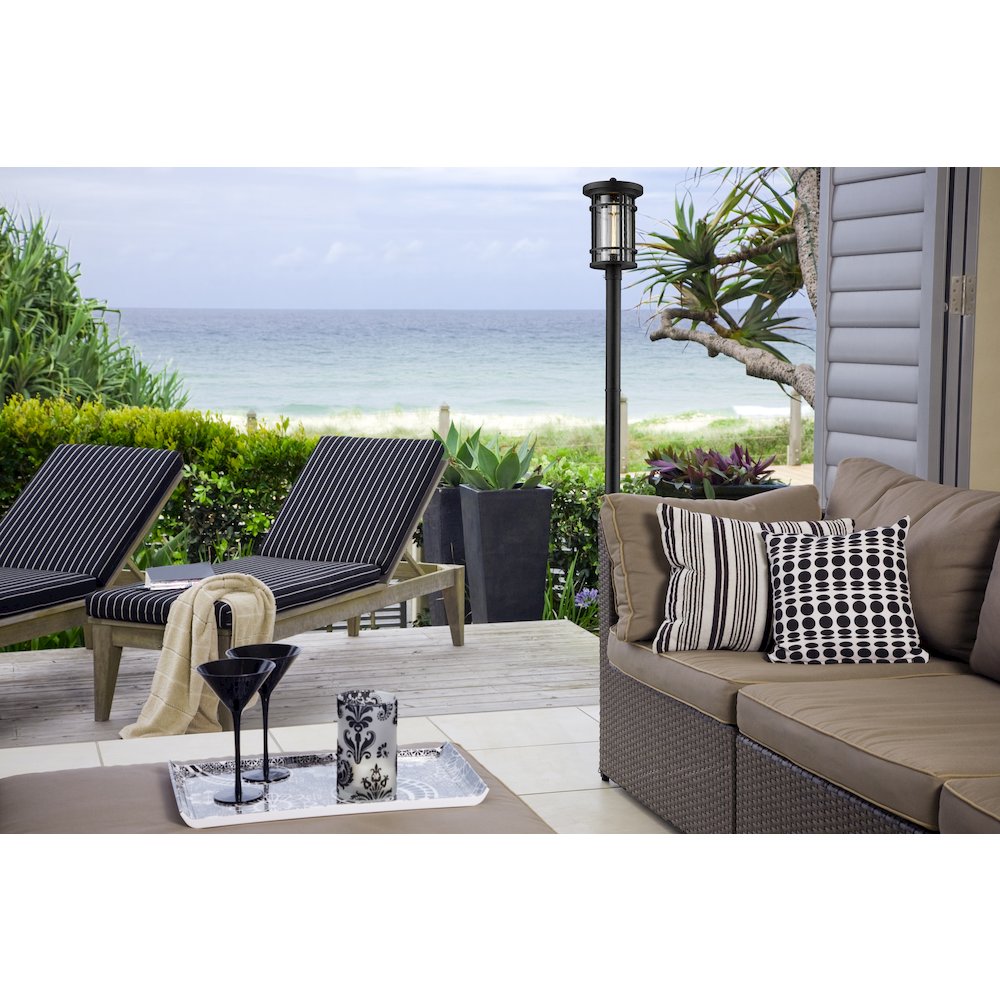 Z-Lite 1 Light Outdoor Post Mounted Fixture. Picture 2
