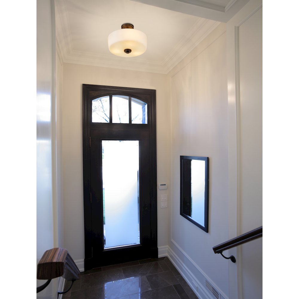 Z-Lite 3 Light Semi Flush Mount. Picture 7