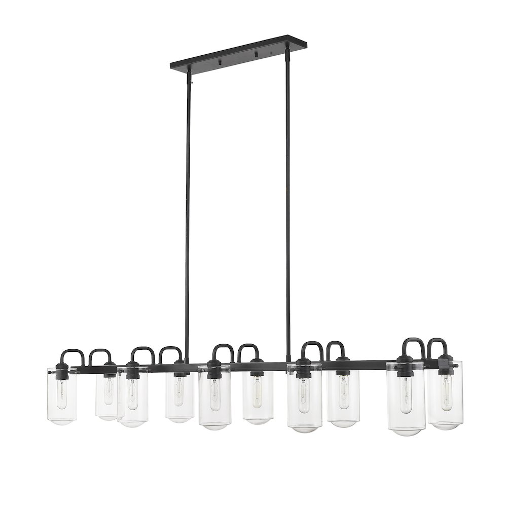 Z-Lite 10 Light Linear Chandelier. Picture 5