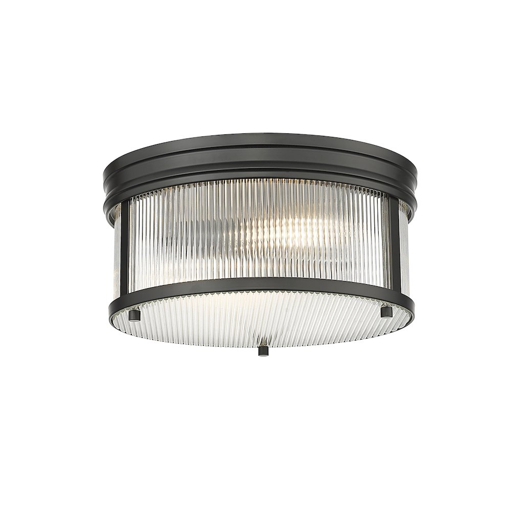 Z-Lite 2 Light Flush Mount. Picture 2