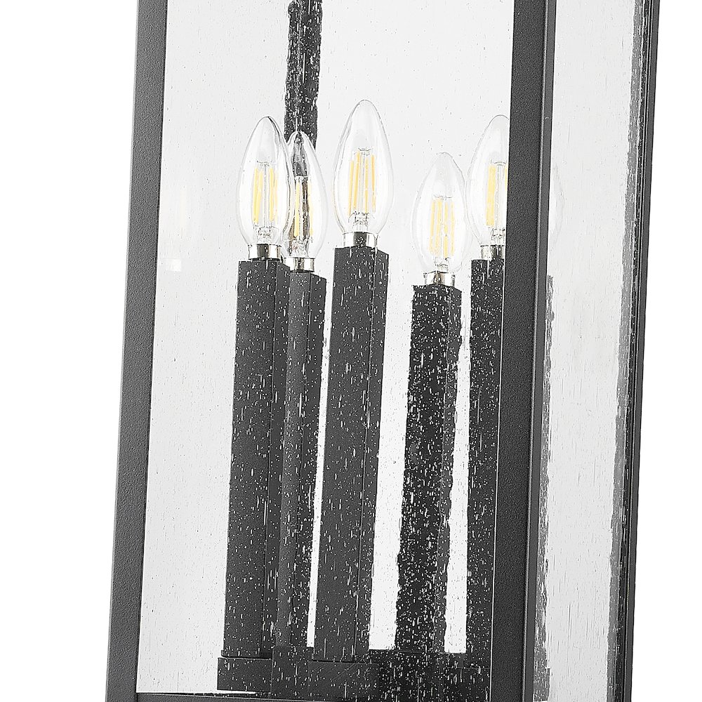 Z-Lite 6 Light Outdoor Pier Mounted Fixture. Picture 4