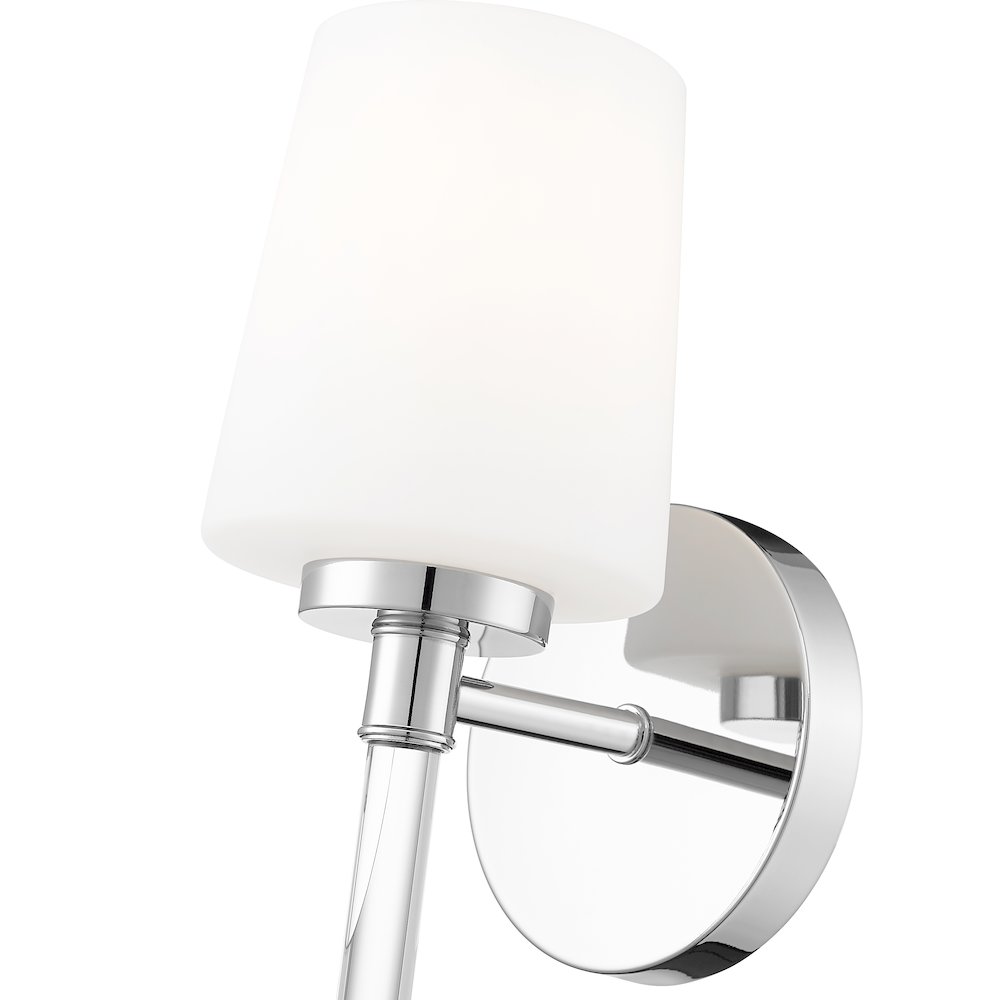 Z-Lite 1 Light Wall Sconce, Chrome. Picture 4