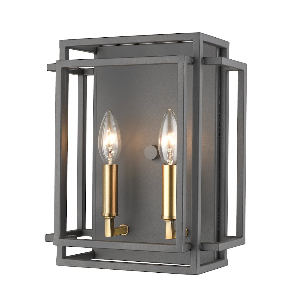 Z-Lite 2 Light Wall Sconce. Picture 1