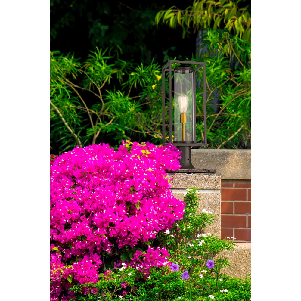 Z-Lite 1 Light Outdoor Pier Mounted Fixture. Picture 5