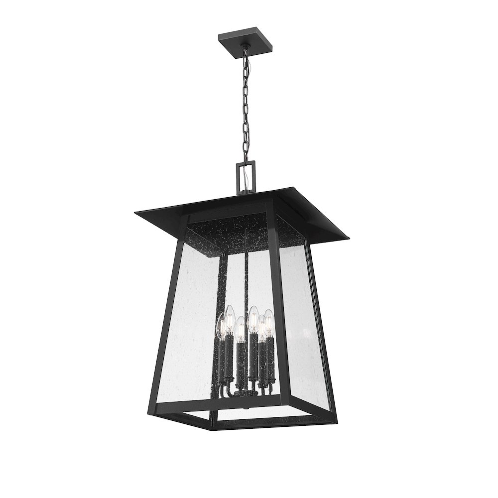 Z-Lite 6 Light Outdoor Chain Mount Ceiling Fixture. Picture 2