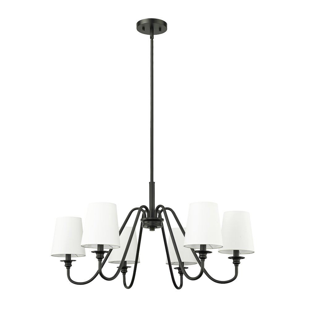Z-Lite 6 Light Chandelier. Picture 5