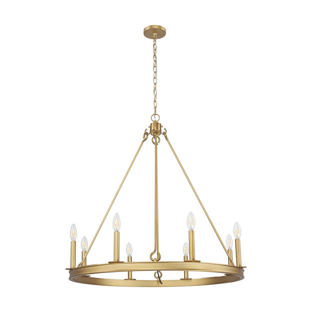 Z-Lite 8 Light Chandelier. Picture 5