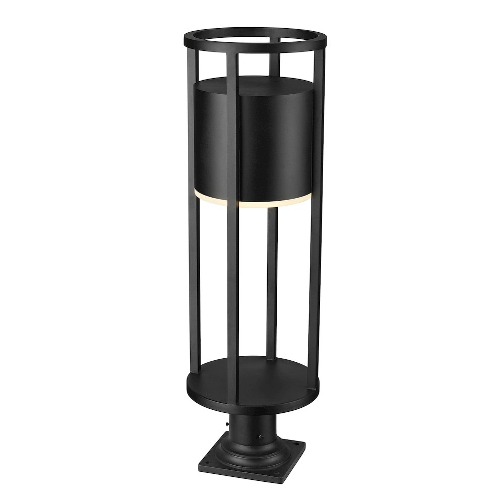 Z-Lite 1 Light Outdoor Pier Mounted Fixture. Picture 2