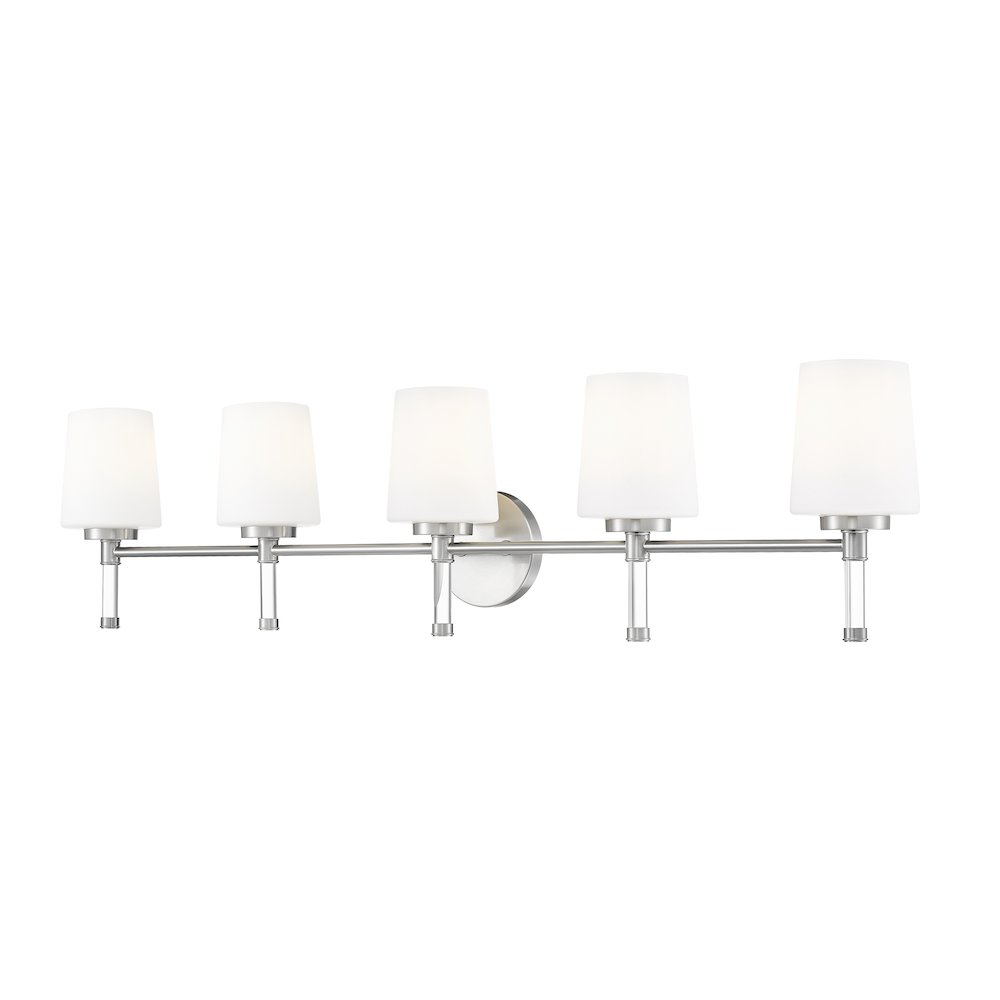 Z-Lite 5 Light Vanity, Brushed Nickel. Picture 1