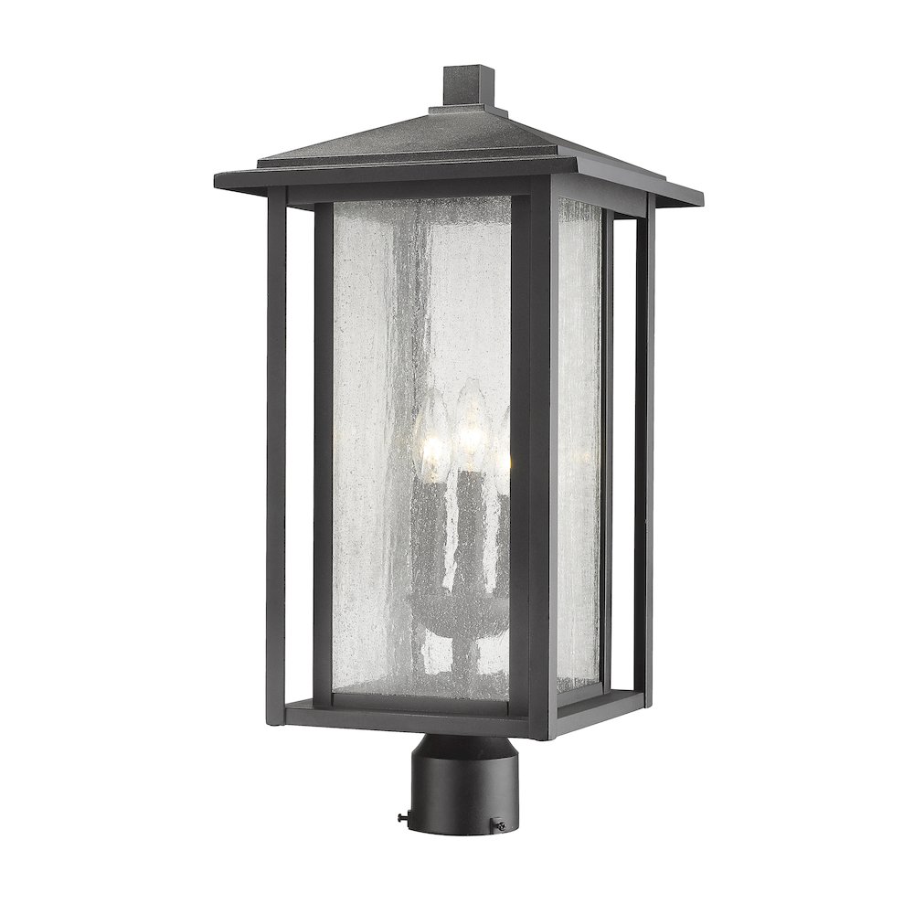 Z-Lite 3 Light Outdoor Post Mount Fixture. Picture 1