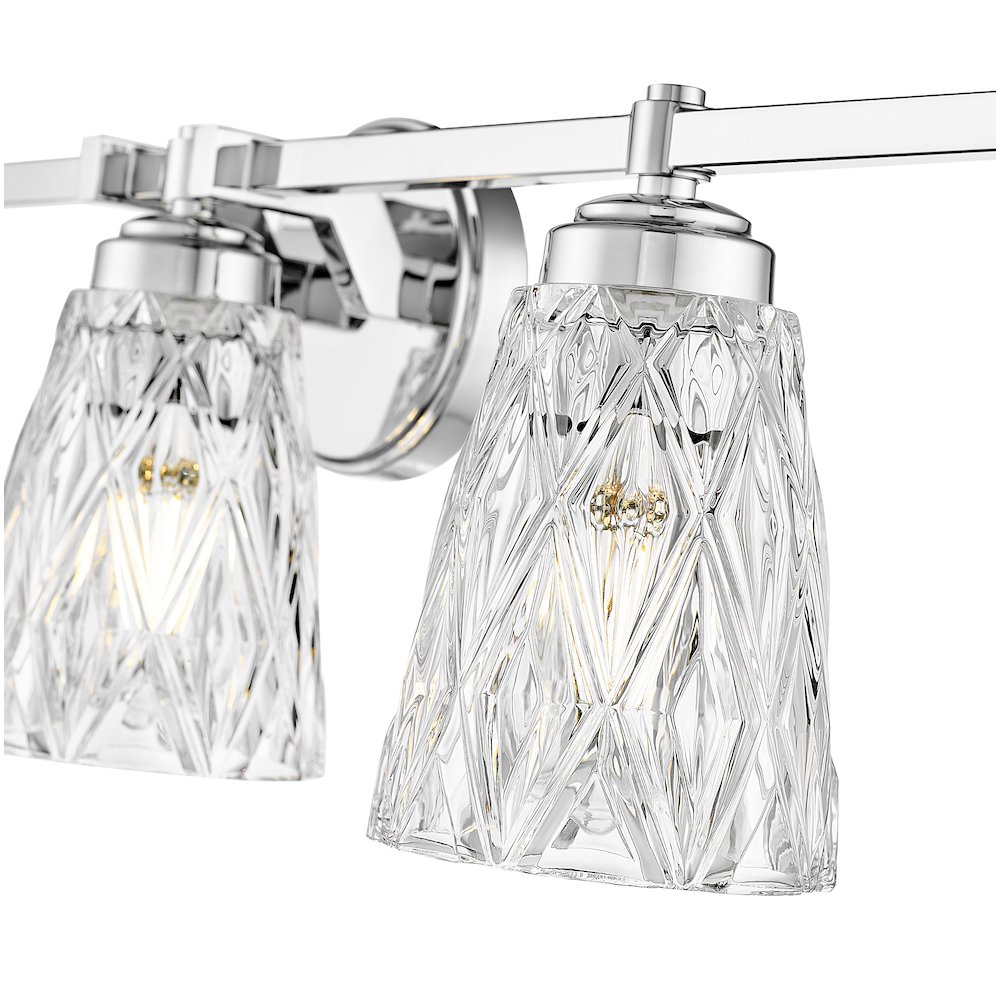 Z-Lite 5 Light Vanity, Chrome. Picture 4