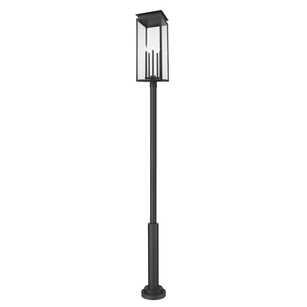 Z-Lite 5 Light Outdoor Post Mounted Fixture. Picture 1