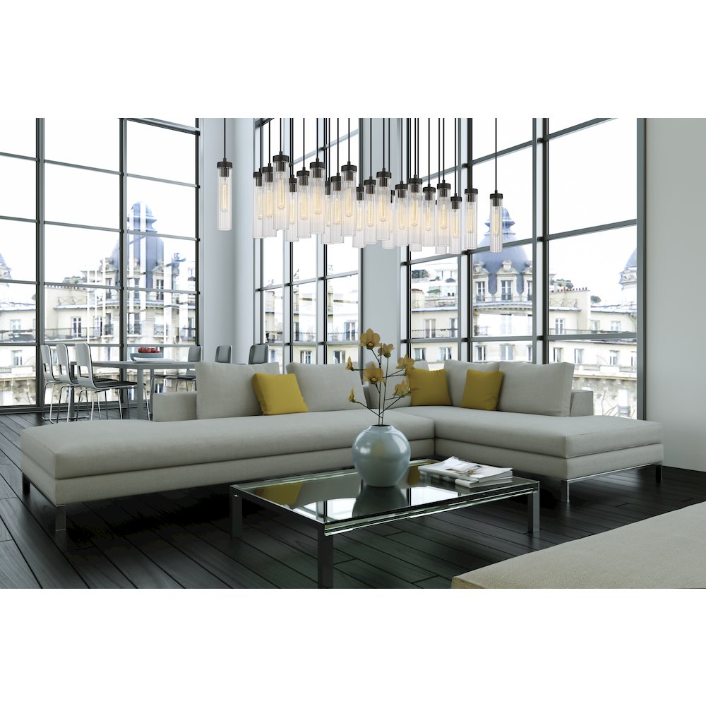 Z-Lite 23 Light Linear Chandelier. Picture 7