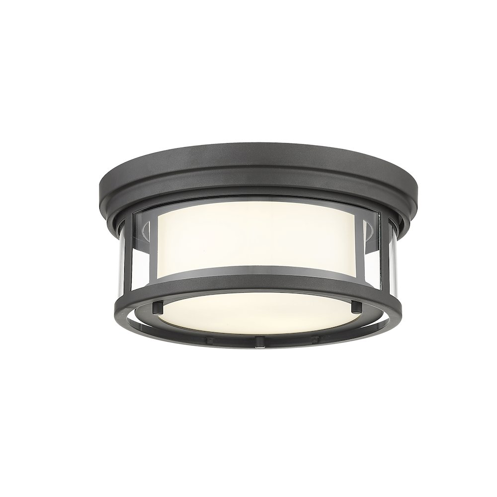 Z-Lite 2 Light Flush Mount. Picture 1