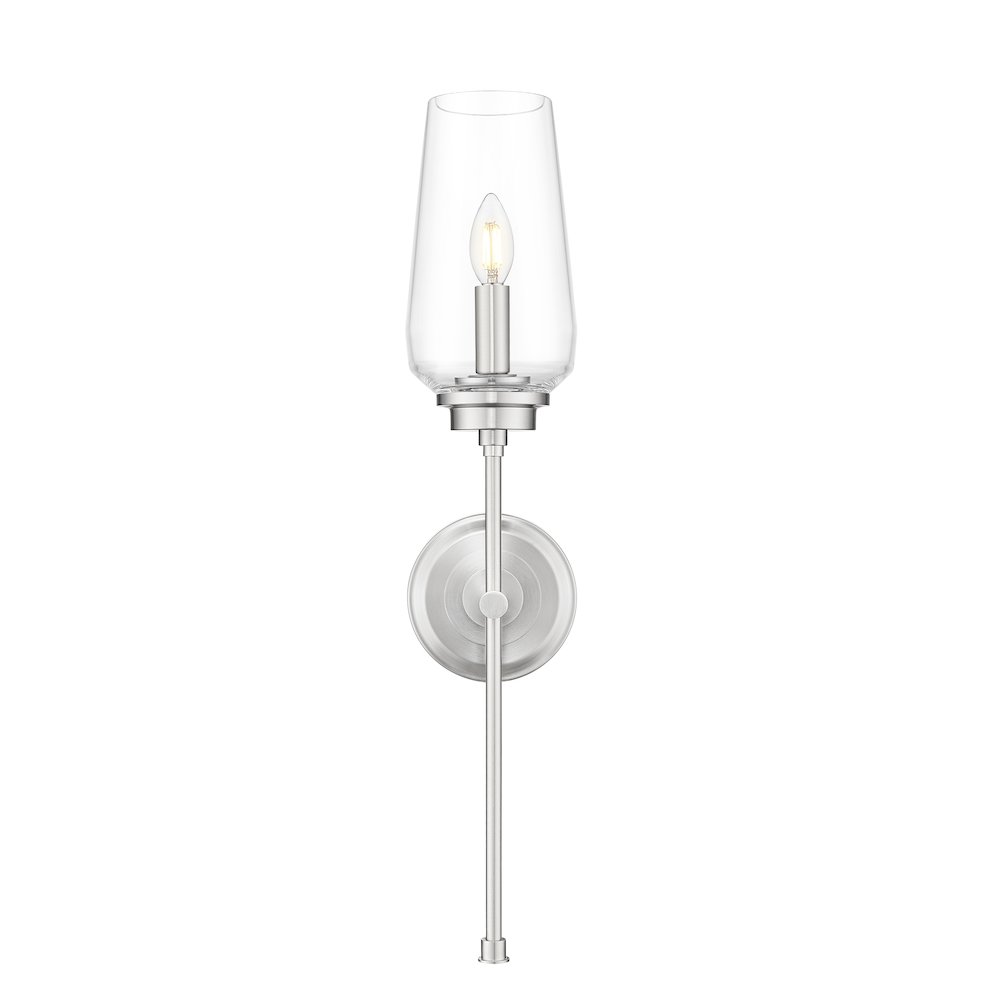 Z-Lite 1 Light Wall Sconce, Brushed Nickel. Picture 2