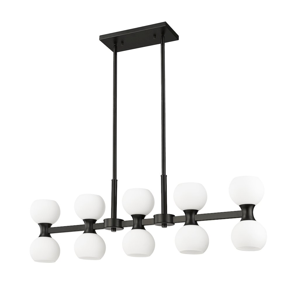Z-Lite 10 Light Linear Chandelier. Picture 5